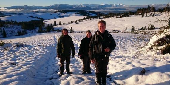 Volunteers tracking wolves in Slovakia
